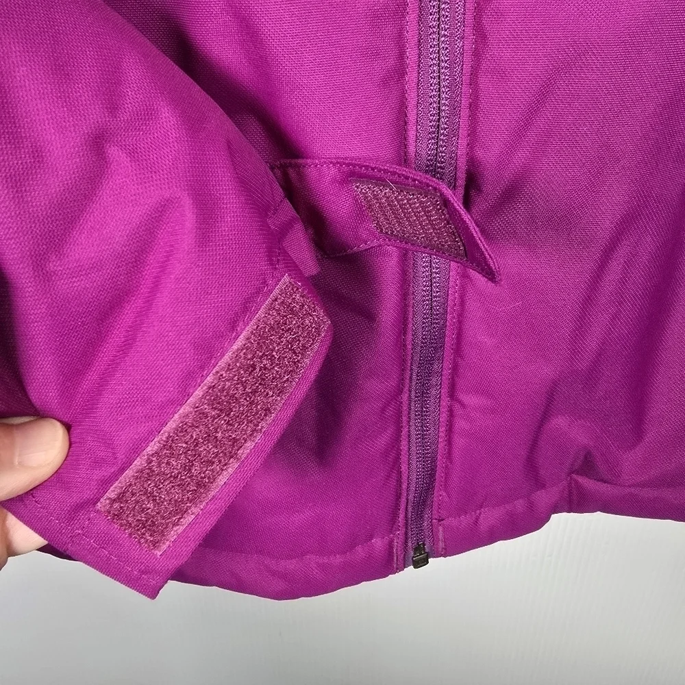 NWOT Columbia Girls Outgrown Omni-Tech Vibrant Purple Ski Jacket Winterwear XL